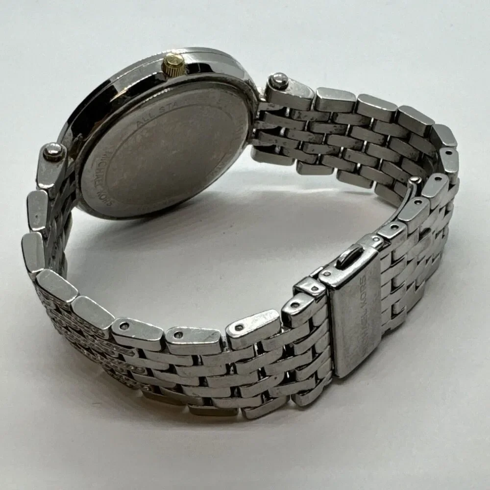 Michael Kors Darci MK3203 Women Silver Stainless Steel Analog Dial Watch JNA607